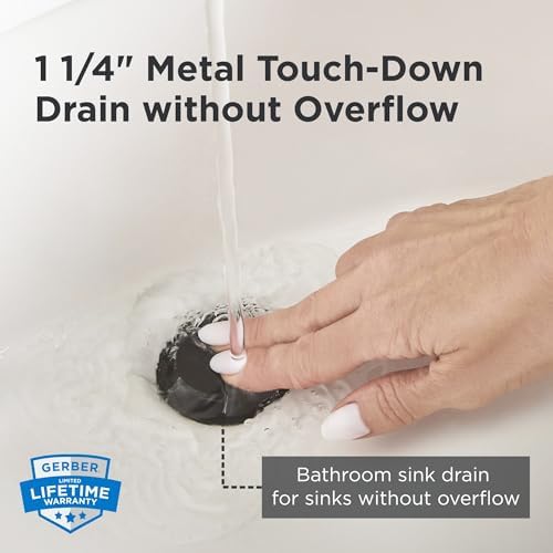 Gerber 1-1/4 in. Touch-Down Bathroom Sink Drain without Overflow - Image 2