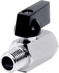 Beduan 3/8" Brass Mini Ball Valve NPT Female x Male Shut-Off Valve by Beduan