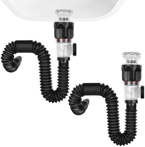 2 Pack Bathroom Sink Drain Kit, by Rackickyer