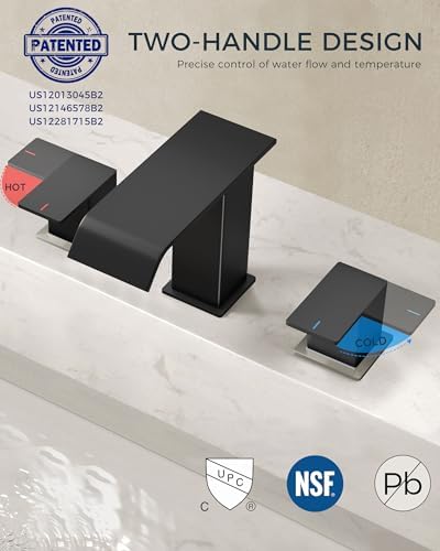 FORIOUS Widespread Bathroom Faucet - Image 6