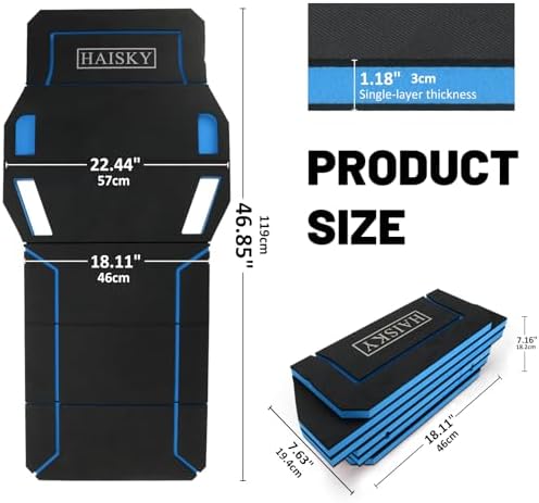Foldable Mechanic Kneeling Pad, 22.44" Wide EVA Foam Mat, 1 Pack - Image 2