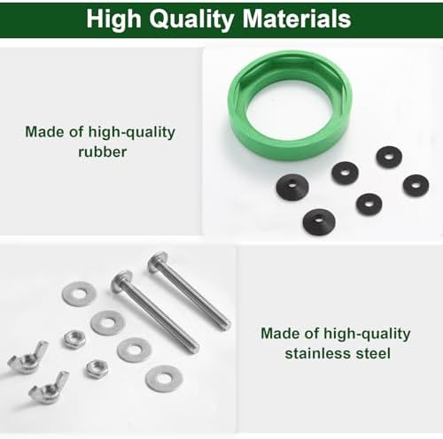 2 Packs 3" Toilet Tank to Bowl Gasket - Image 3