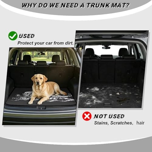 Lion Sketch Universal Car Trunk Mat - Image 4
