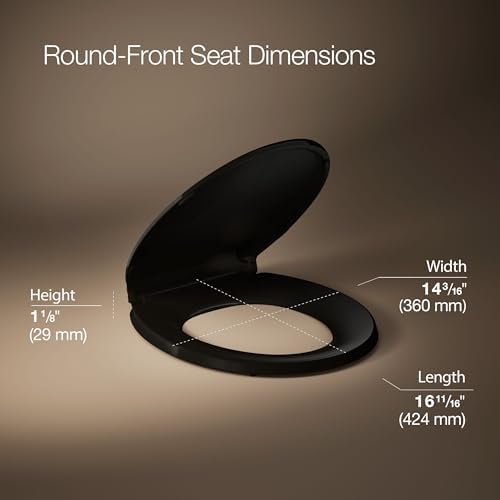 KOHLER 4639-RL-7 Cachet ReadyLatch Round Toilet Seat Soft Close - Image 3