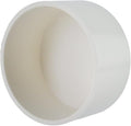 3" PVC Pipe End Cap Fitting White | Round Pipe Hole Plugs, Pipe Plug Socket by Pastlla