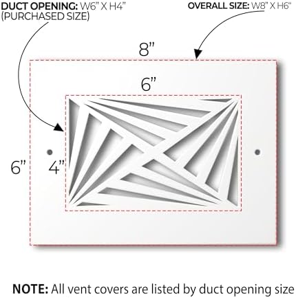 SABA Home Decor White Air Vent Cover - Image 2