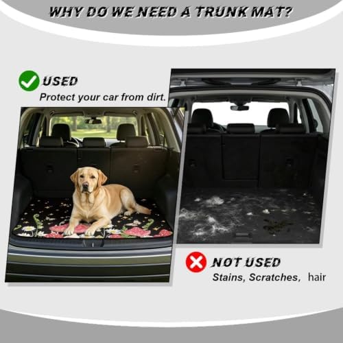 ELEQIN Mushroom Butterfly Car Trunk Mat - Image 4