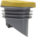 Toilet Flange Wax Ring with Anti-Backflow Valve, Rubber + Plastic, 3.2-4 inch by Unknown