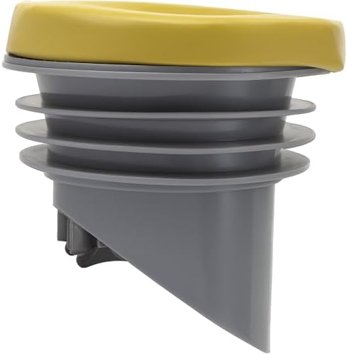 Toilet Flange Wax Ring with Anti-Backflow Valve, Rubber + Plastic, 3.2-4 inch by Unknown