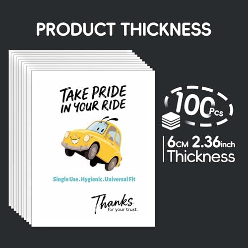 LABBYWAY 100Pcs Disposable Paper Floor Mats - Image 3