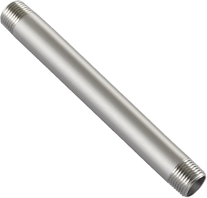 Beduan Stainless 1/2 NPT Male Threaded 24" Length Pipe Nipple | MPT Stainless by Beduan