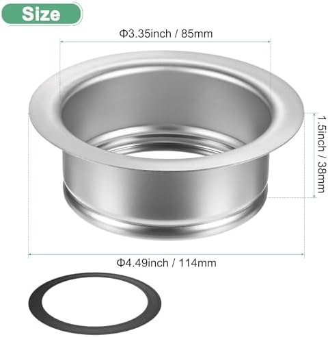 M METERXITY 1-Pack Garbage Disposal Sink Flange, Kitchen Sink Replacement - Image 3