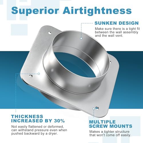 Magnetic Dryer Vent Connector Kit, 4-Inch Quick Connect - Image 4