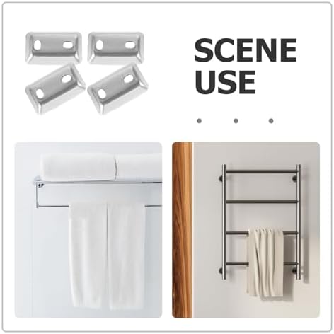 4Pcs Bathroom Towel Rack Mounting Hardware - Image 3