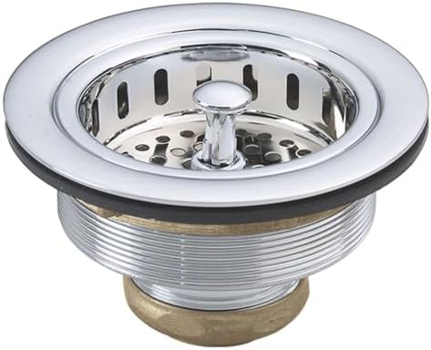 Westbrass A2165-26 4-1/4" OD Post Style Large Kitchen Basket Strainer - Image 3