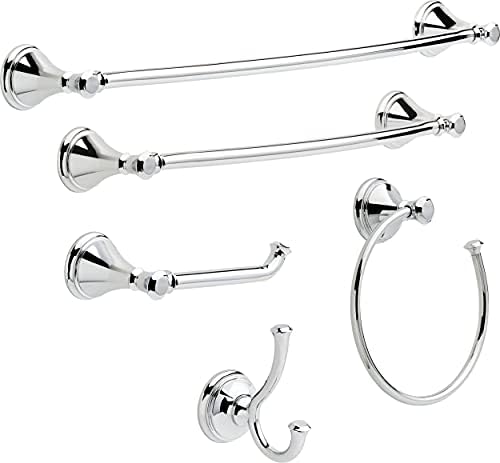 Delta Single Post Toilet Paper Holder | Polished Chrome | Wall Mount | Cassidy - Image 2