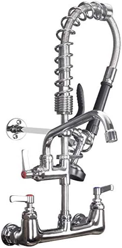 MSTJRY Commercial Faucet with Sprayer 20" Height, by MSTJRY