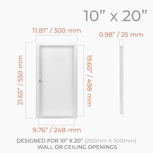 10 x 20 Inch Metal Access Panel - Image 2