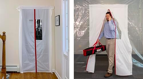 ZIPWALL ZDM-PK4 Magnetic Door Kit, 4 Pack - Image 4