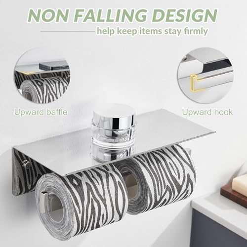 APLusee Double Toilet Paper Holder - Image 6
