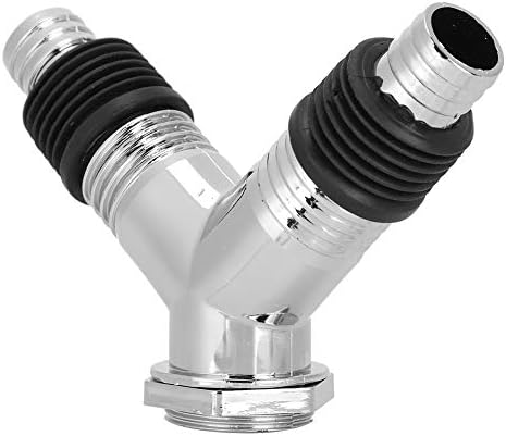 Y Pipe Connector Floor Drain Adapter PVC 2.8x1.6x0.8in Washing Machine Drain - Image 4
