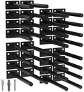 LEOPO 32-Pack 6 inch Floating Shelf Brackets, Hidden Shelf Bracket by FinestHomeDecor