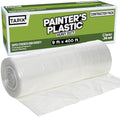 Painter's Plastic Film Heavy Duty 0.39 mil, High Density Painters Plastic by Tapix