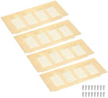 uxcell Air Vents Cover, Rectangle Louvered Ventilation Grille by uxcell