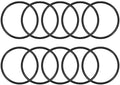 uxcell 10pcs 54x47x3.5mm Nitrile Rubber O-Rings Metric Sealing Gasket by uxcell