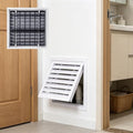 White Air Return Grille, Aluminum Access Panel by Unknown