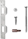 Door Strike Plate Double Holes, by MOSECYOU