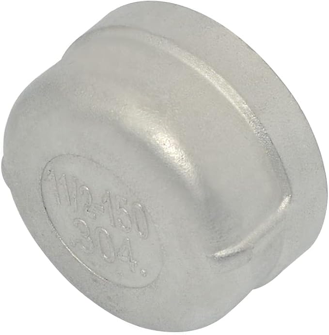 1-1/2" 1.5" Cap, NPT Female Threaded Cast Pipe Fitting, Stainless Steel 304 - Image 4