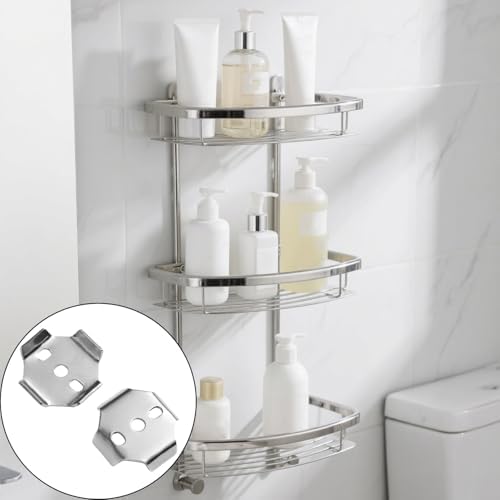 2pcs Towel Bar Replacement Parts, 39x39mm Stainless Steel Square Buckle Wall - Image 5
