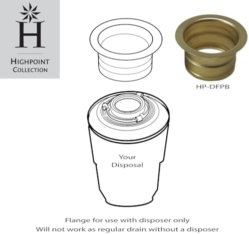 Garbage Disposal Flange – Solid Brass Sink Flange Kit - Image 7