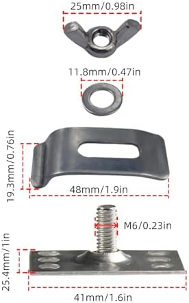 Undermount Kitchen Sink Clips, 304 Stainless Sink Brackets, Epoxy Sink Clips Kit - Image 2