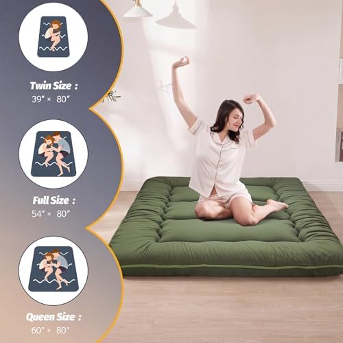 MAXYOYO 6" Extra Thick Japanese Floor Mattress Full Folding Futon Mattress - Image 2