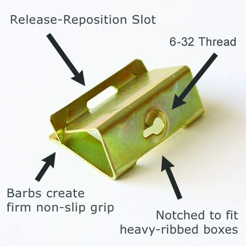 G-Clip 10-Pack - Fix Loose Outlets and Switches Electrical Wall Box Repair Clips - Image 3
