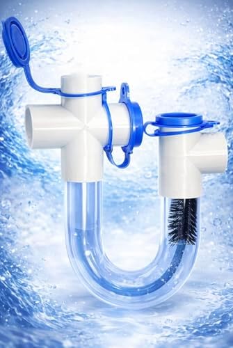 3/4 Clear PVC Condensate Trap P Trap - Image 5
