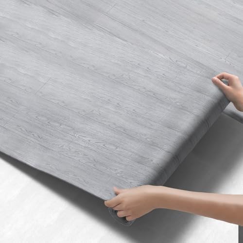 3D Peel and Stick Floor Tile Vinyl Roll Wood Plank Sticker 15.75"x 79"/8.6 Sq.Ft by Unknown