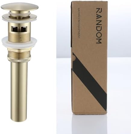 RANDOM Brushed Gold Sink Drain by RANDOM