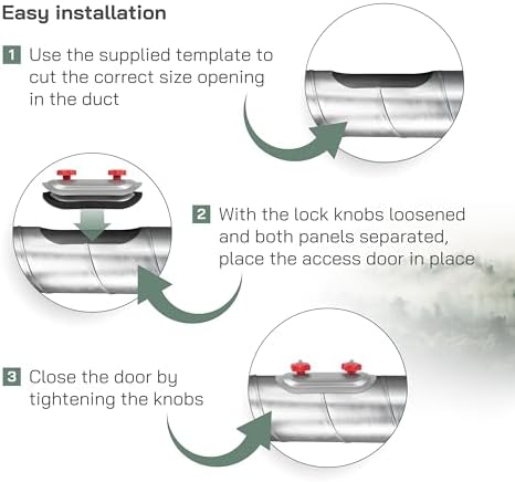 Vent Systems 16" Inch Round Duct Access Door - Image 5
