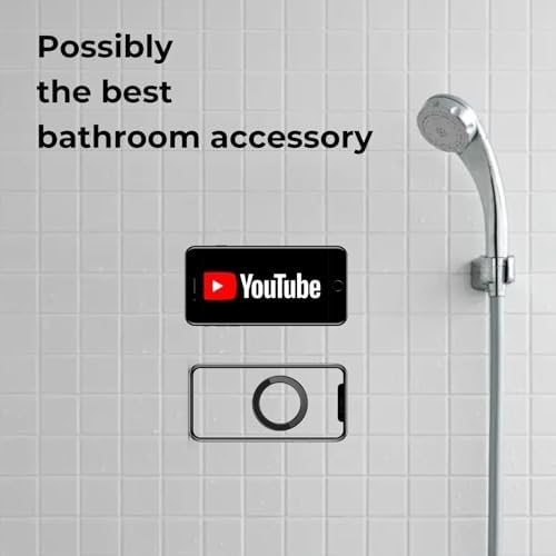 Magnetic Phone Wall Mount – Hands-Free Shower Mirror Holder & Car Sticker Stand - Image 4