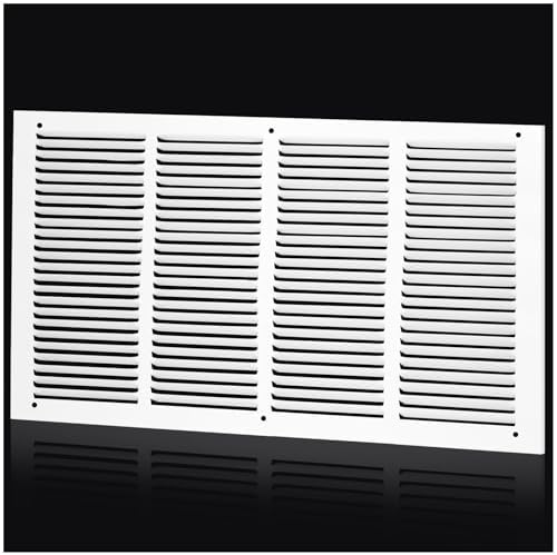24x12 Return Air Grille for 24"W x 12"H Duct Opening, Return Air Vent Cover by EXCELFU
