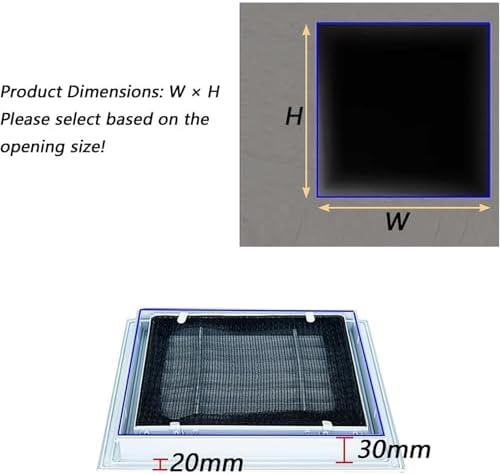 Steel Decorative Air Return Vent Cover, Ventilation Grill Plate - Image 2