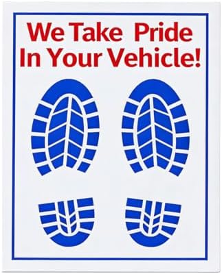 50PCS 16 x 20 Car Paper Floor Mat, Disposable Kraft Paper Vehicle Floor Foot - Image 7