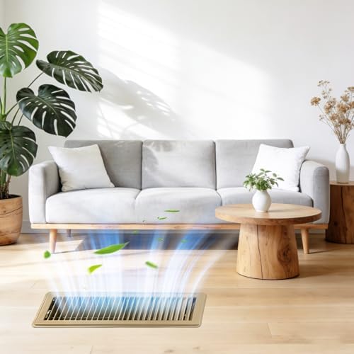4 Pack Floor Vent Covers, Floor Register 4" x 14", Adjustable Decorative Vent - Image 6