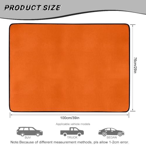 ELEQIN Orange Car Trunk Mat Cargo Liner - Image 7