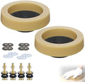 Hibbent 2 Pcs Toilet Wax Ring Replacement Kit, Wax Ring by Hibbent