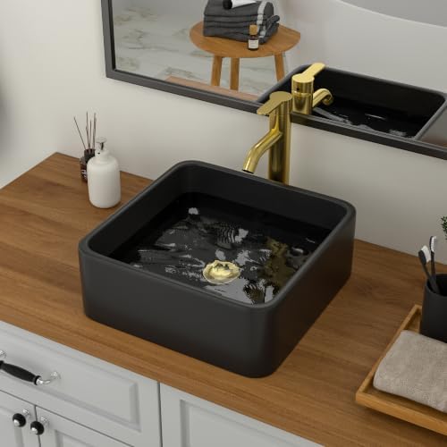 Logmey 15 Inch Bathroom Vessel Sink - Image 2