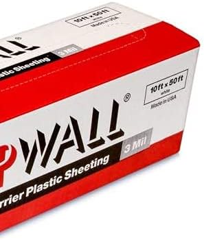 ZIPWALL HDAZ12 Heavy Duty Zipper and ZipWall PY50 Dust Barrier Plastic Sheeting - Image 7